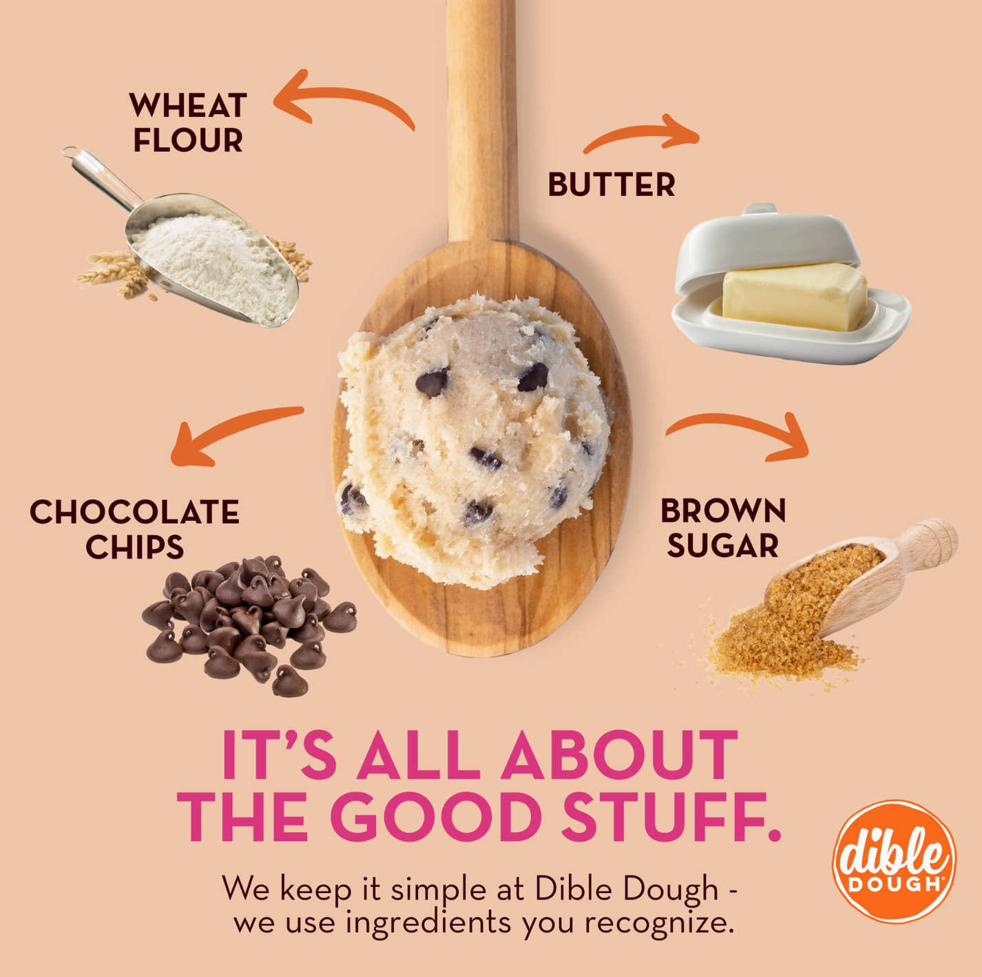 Dible Cookie Dough Bar