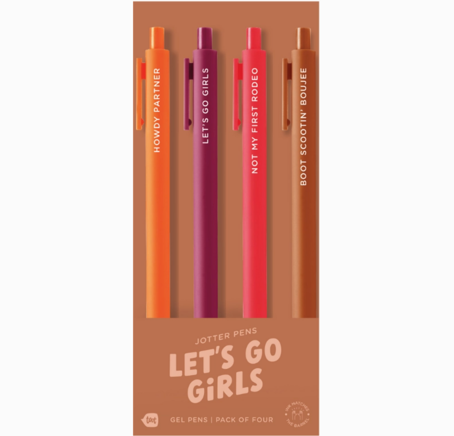 Let's Go Girls Jotter Pens