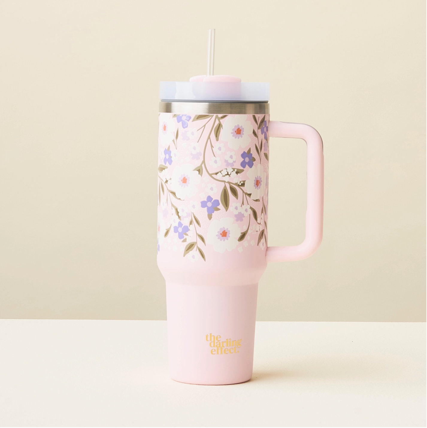 Darling Effect 40 oz Tumbler Floral Lilac