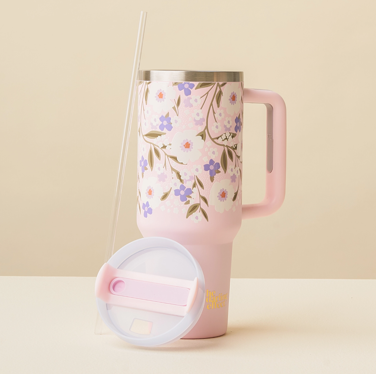 Darling Effect 40 oz Tumbler Floral Lilac