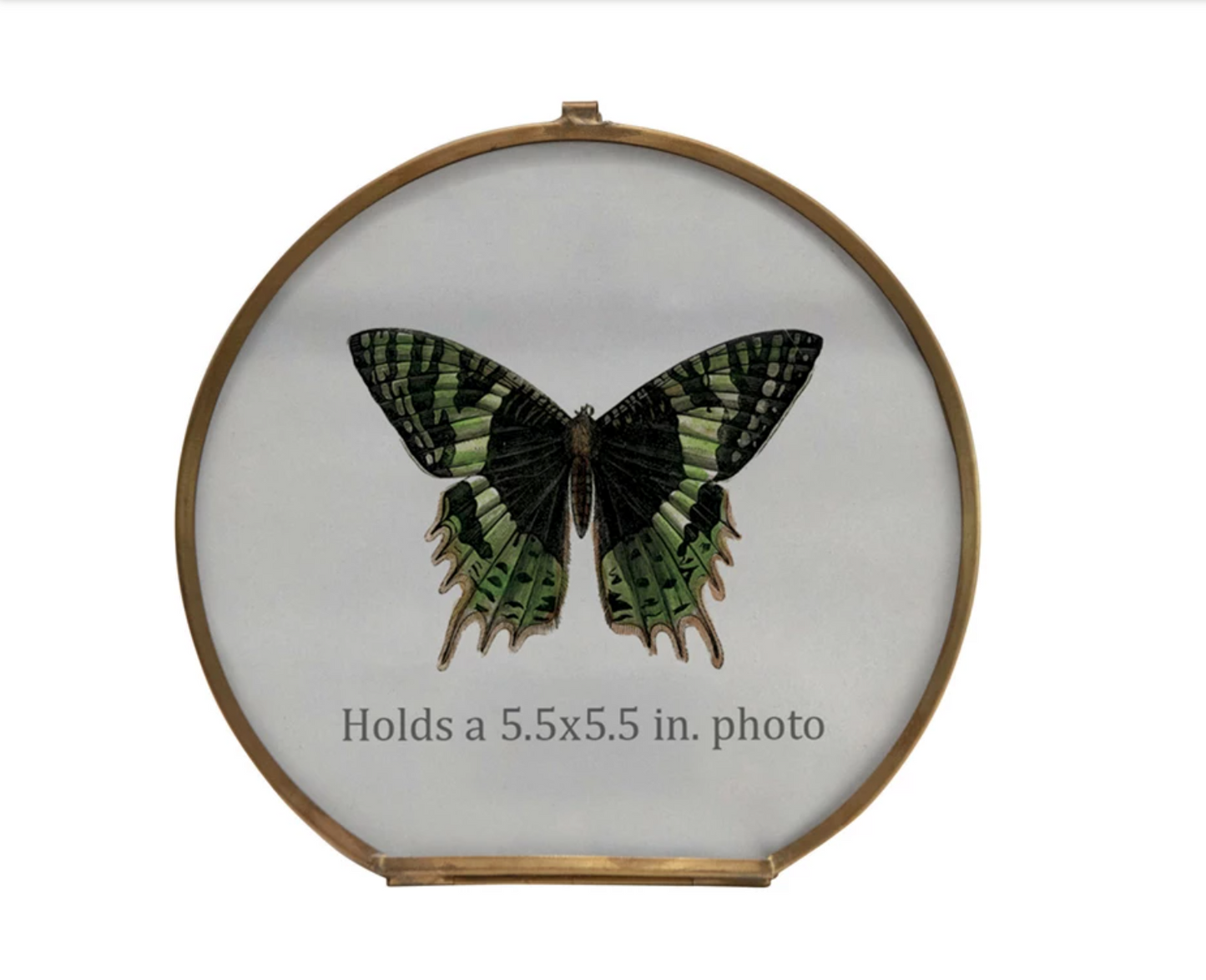 Brass & Glass Photo Frame