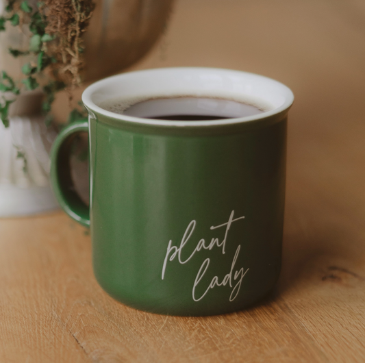 Plant Lady Cursive Mug