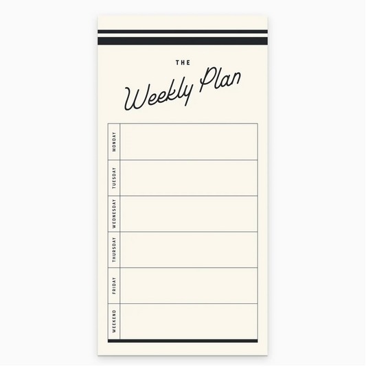 Ruff House Weekly Plan List