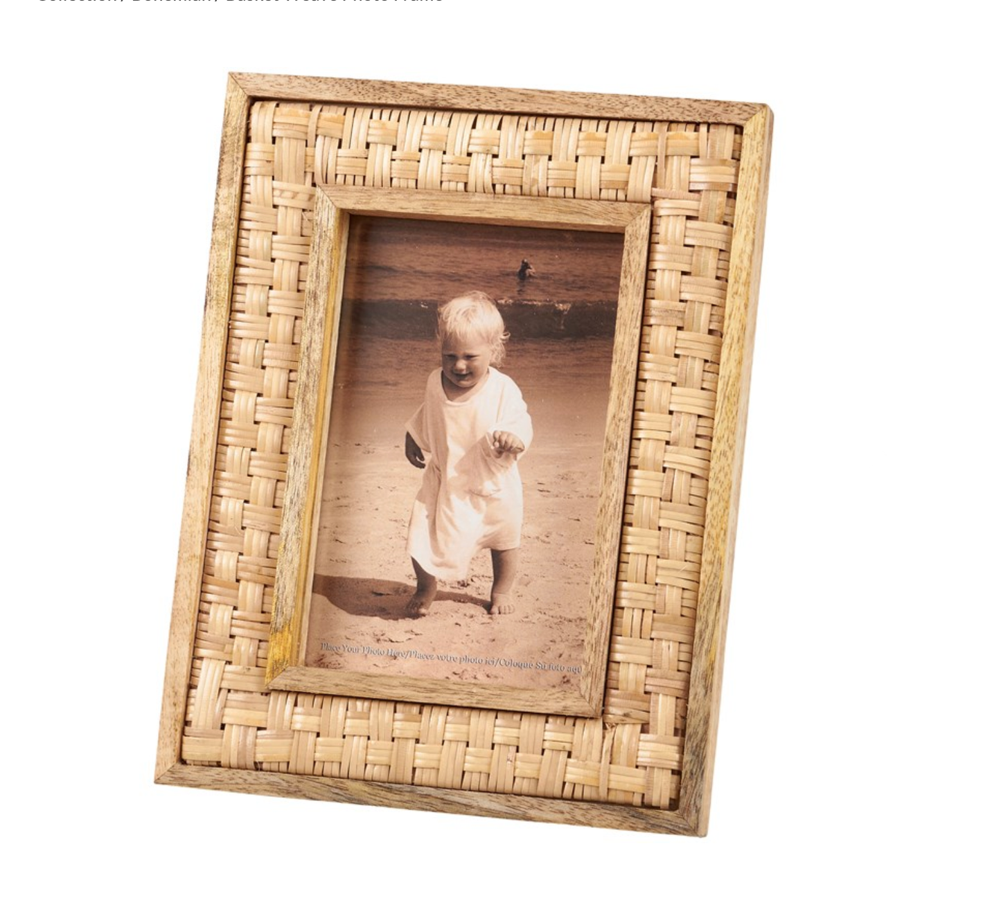 Basket Weave Photo Frame 4x6