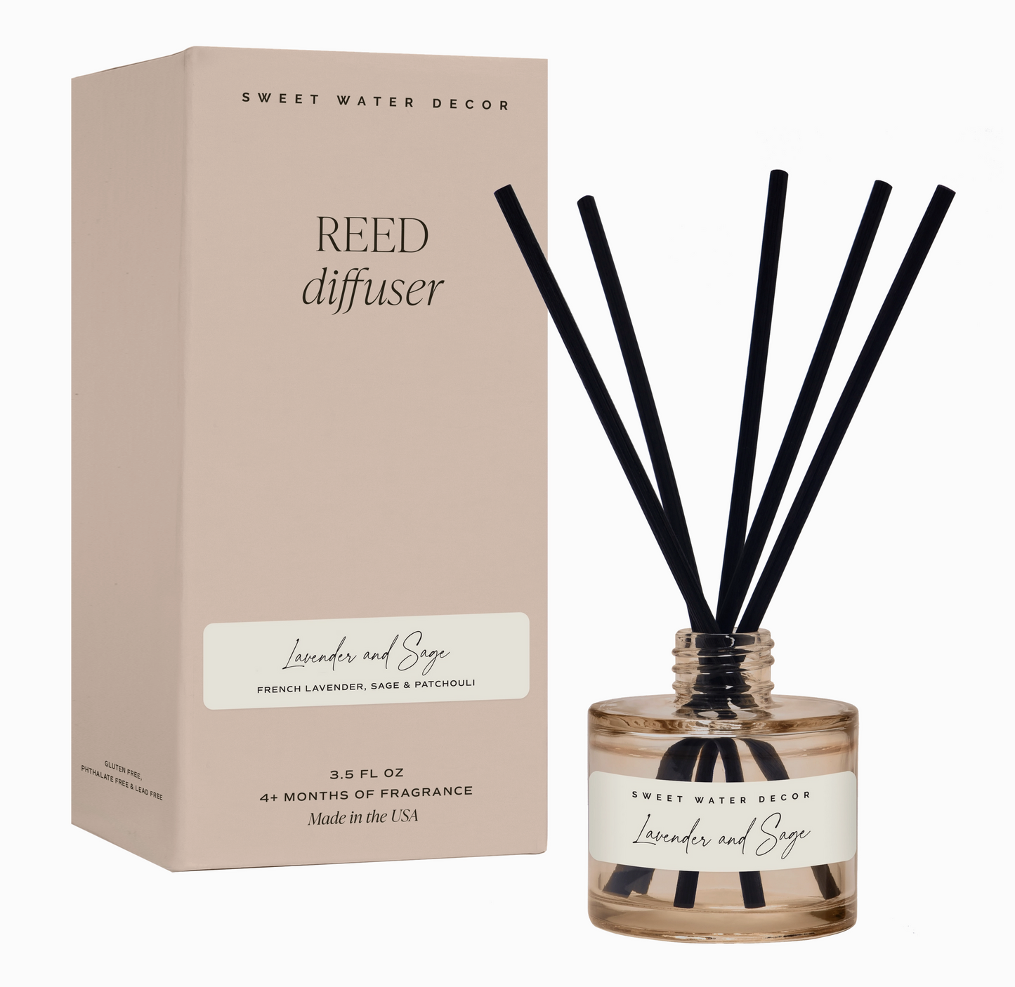 Lavender Sage Reed Diffuser Set