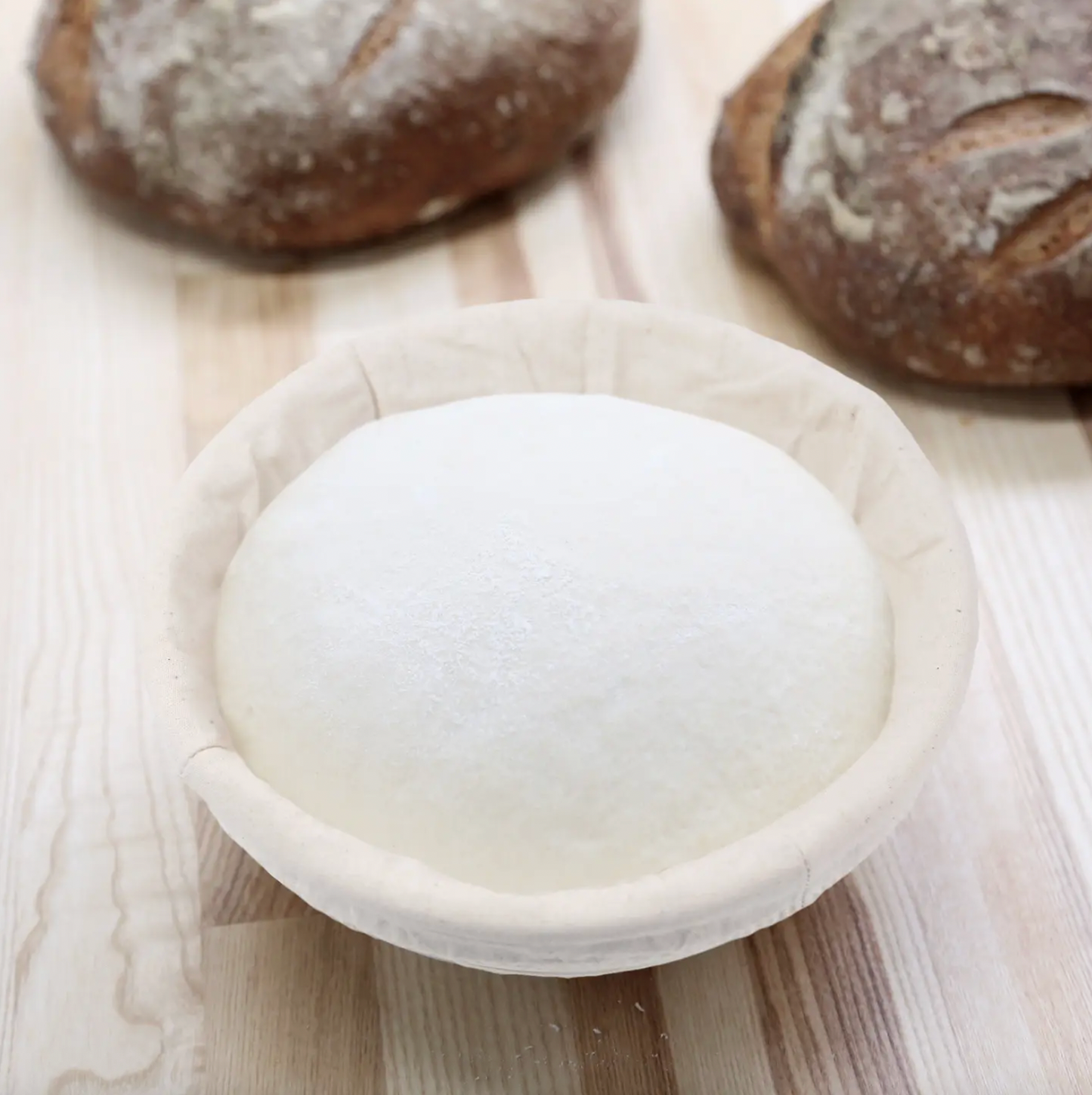 Round Proofing Basket with Liner