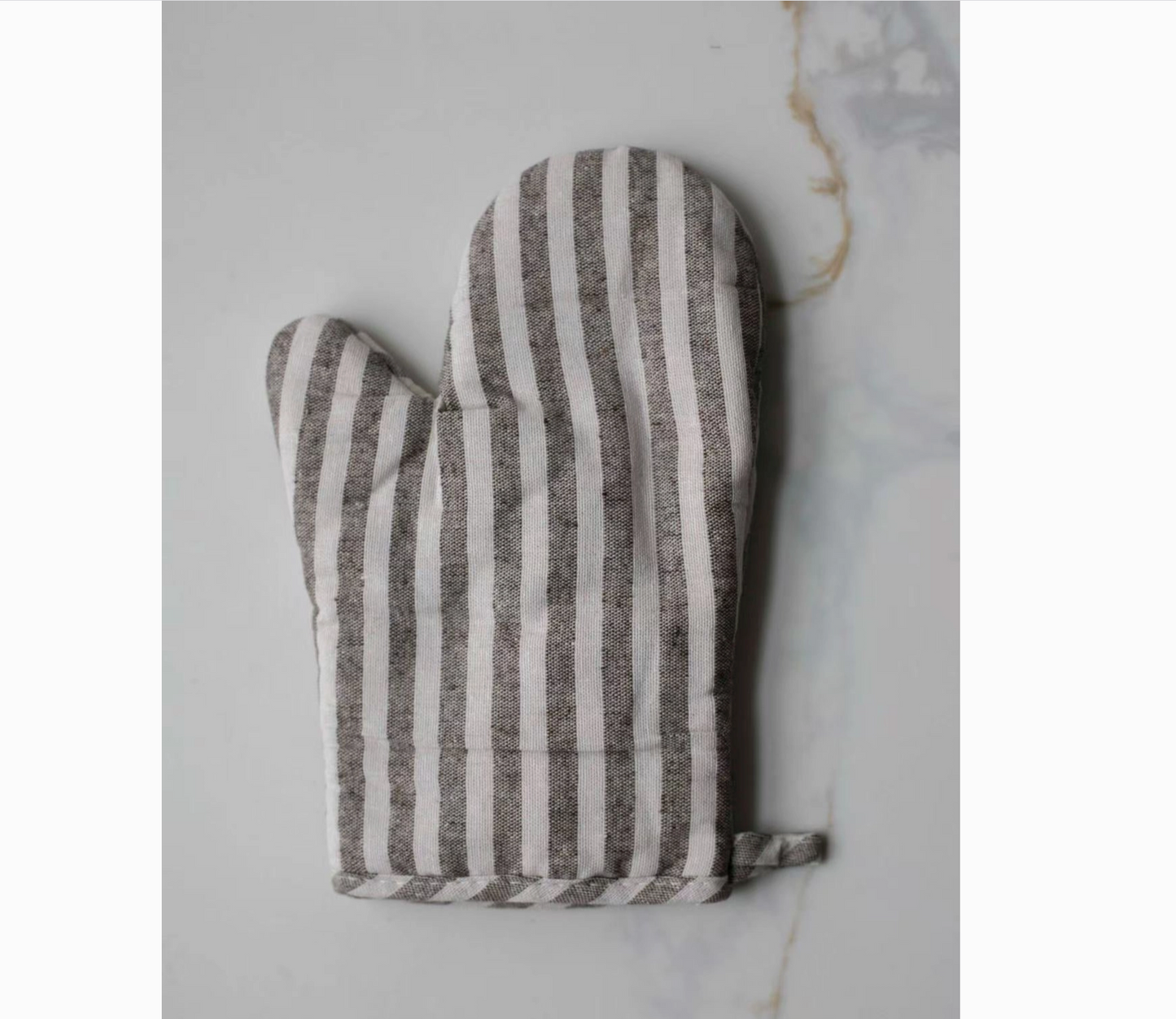 Striped Oven Mitt