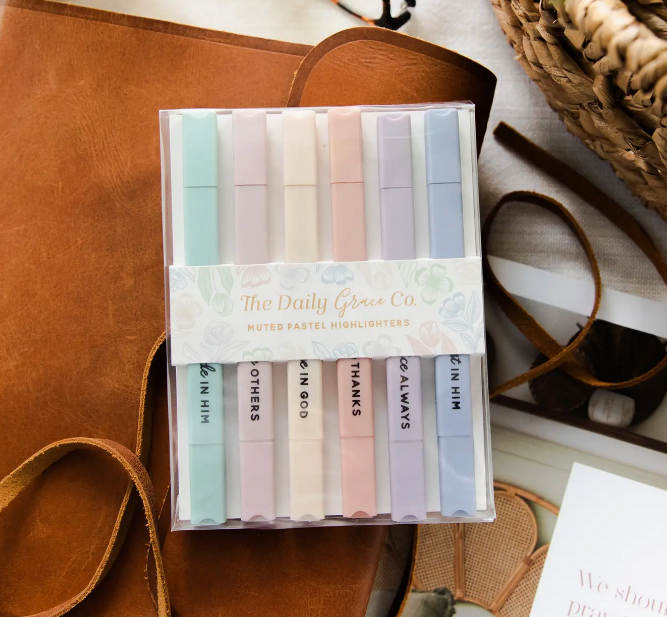 Muted Pastel Highlighter Set