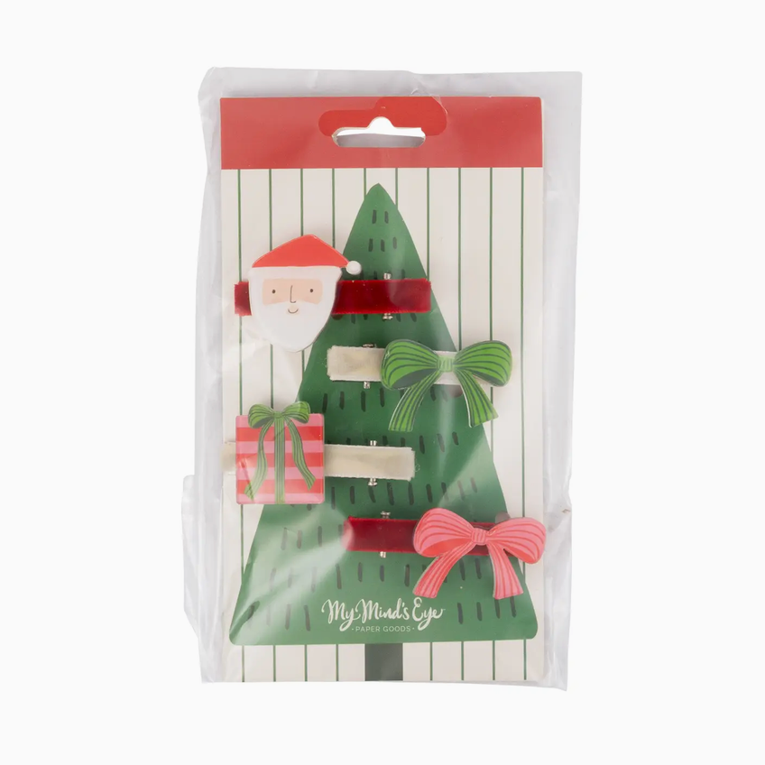 Christmas Hair Clip Set