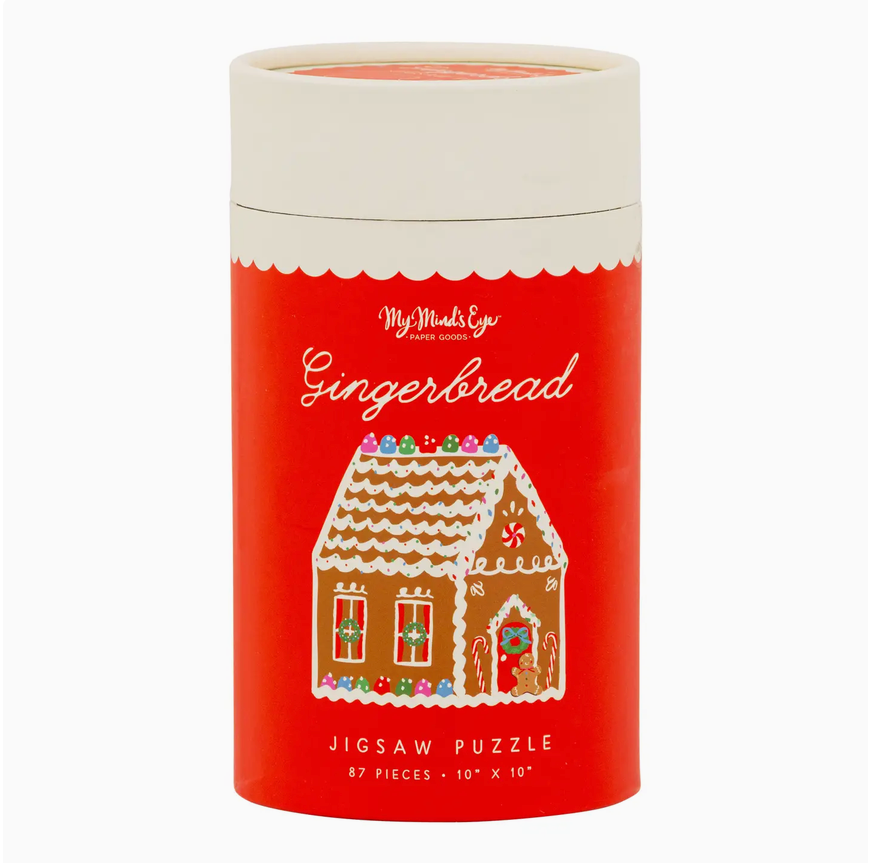 Gingerbread House Shaped 87 pc puzzle