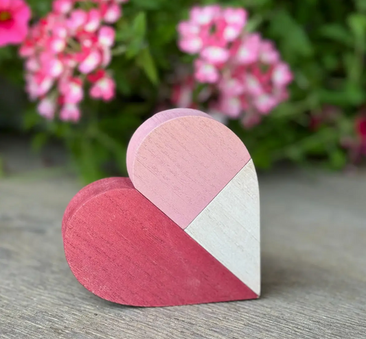 Multi Wood Heart