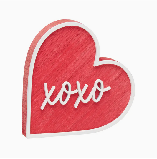 XOXO Red Laser Heart