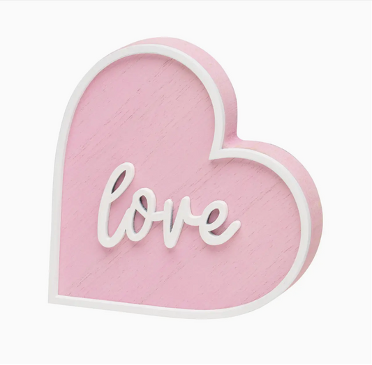 Love Pink Laser Heart