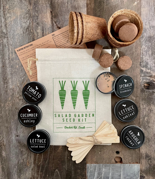 Decker Seeds Salad Garden Kit