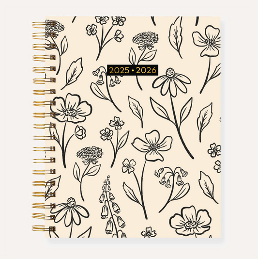 Academic Planner Floral