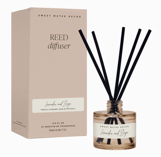 Lavender Sage Reed Diffuser Set
