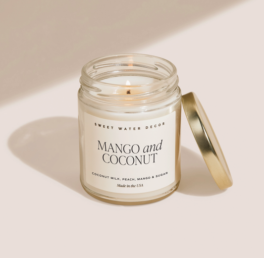 Mango & Coconut 9 oz Candle