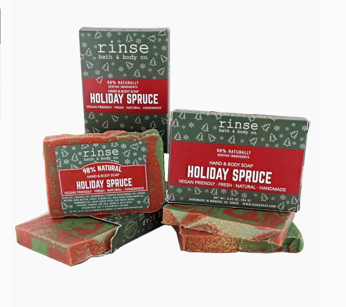 Holiday Spruce Mini Soap