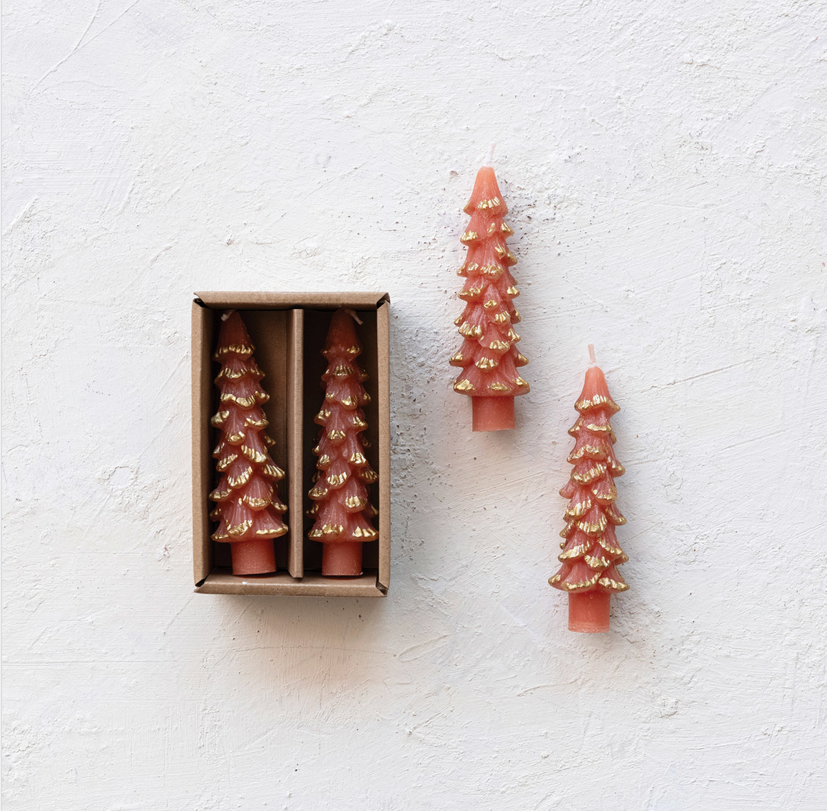 Tree Taper Light Red Gold Short