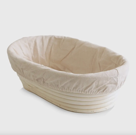 Oval Proofing Basket with Liner