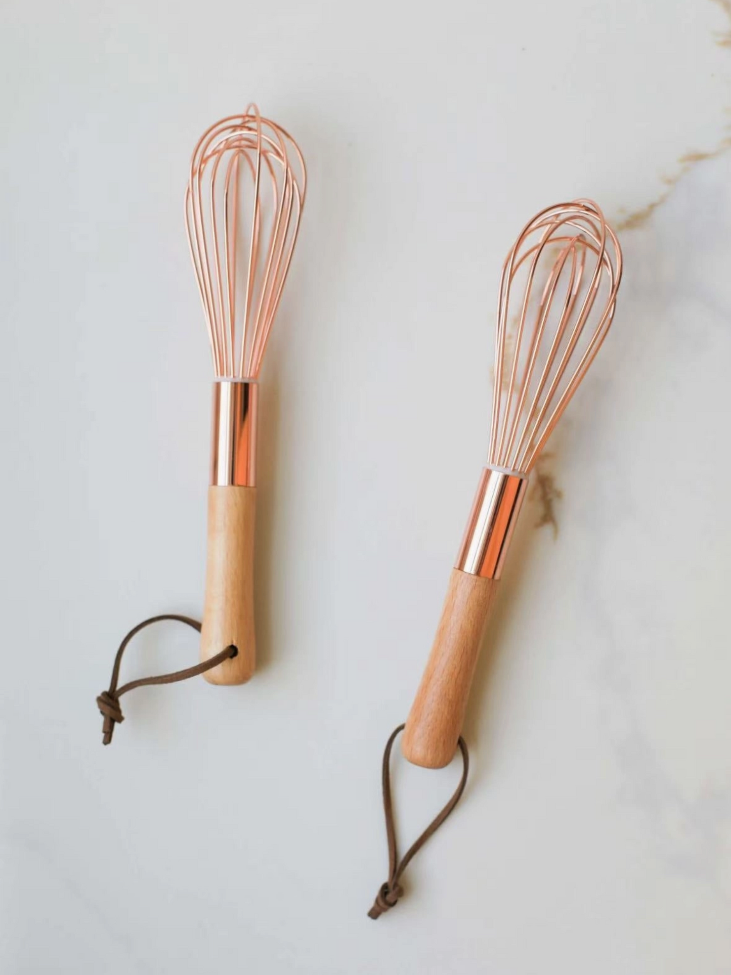 Mini Wooden Handle Egg Beater