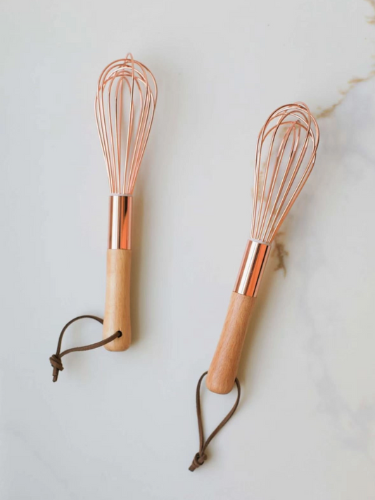 Mini Wooden Handle Egg Beater