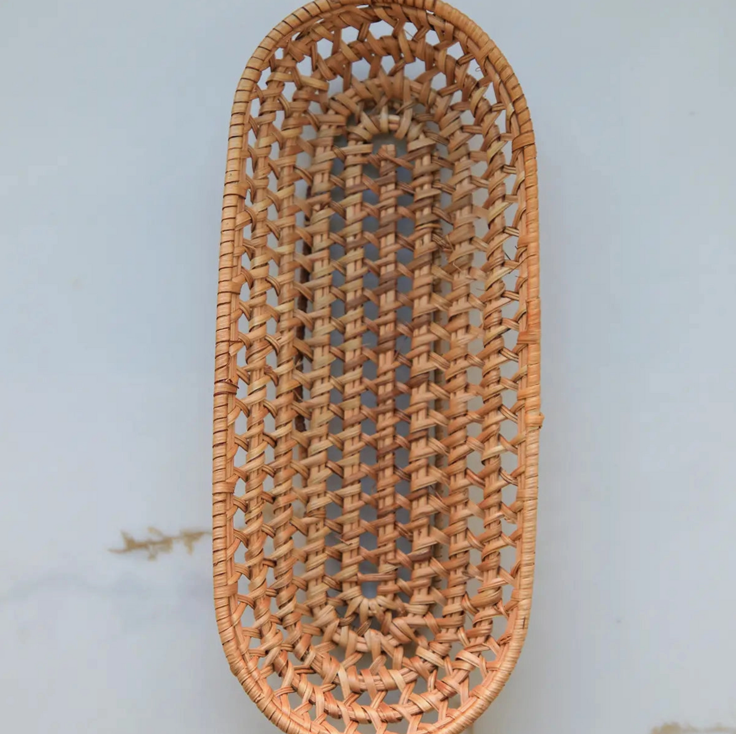 Oval Rattan Basket Large