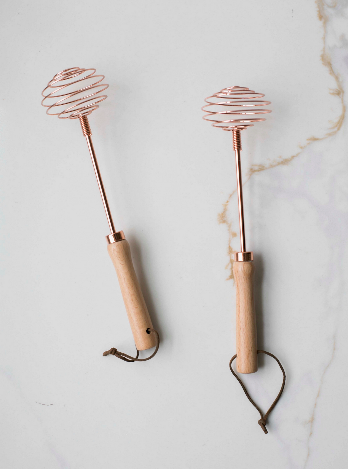 Rose Gold Stainless Steel Spiral Whisk