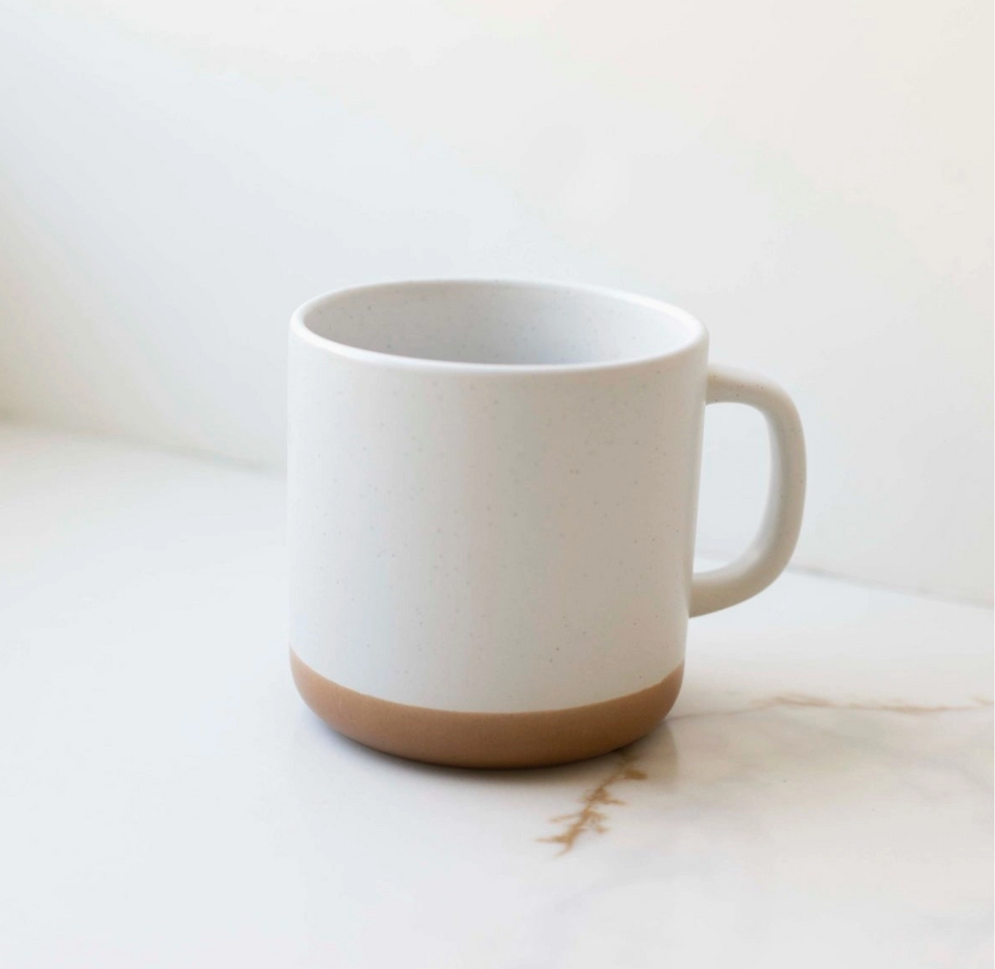 White Speckled Ceramic Mug