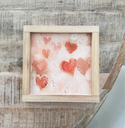 Framed Valentine Print 7x7 A