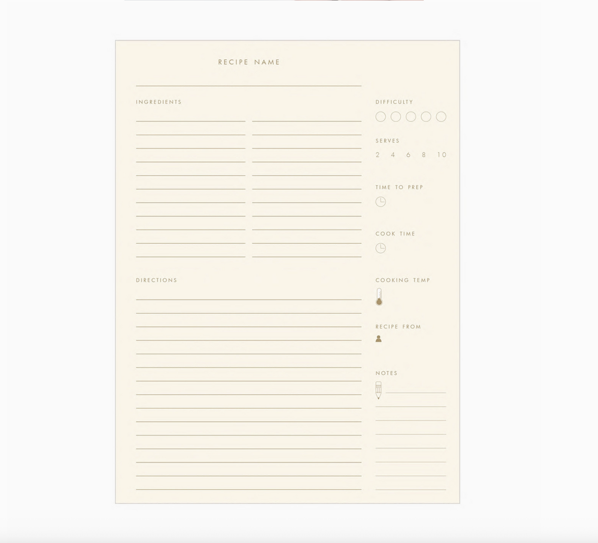 Gathered Recipe Book