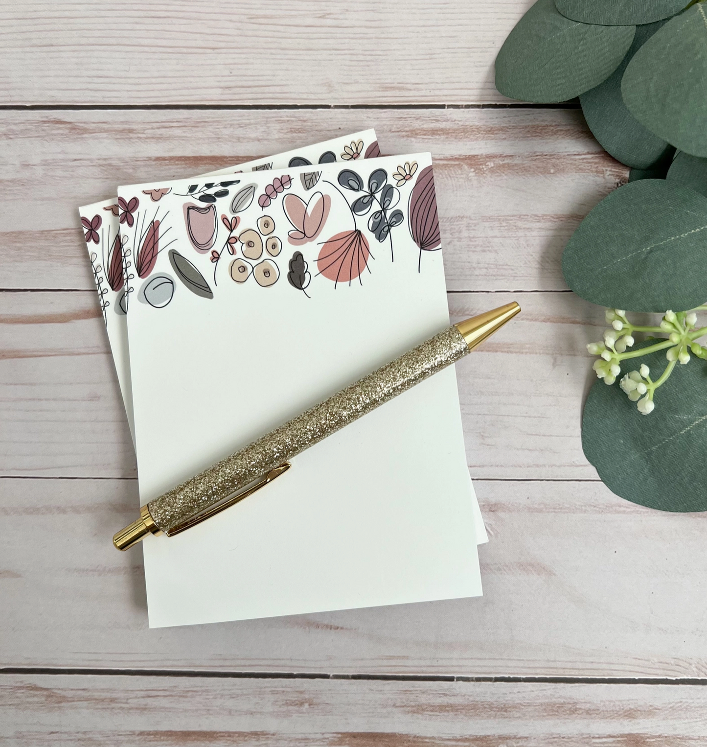 Floral Notepad