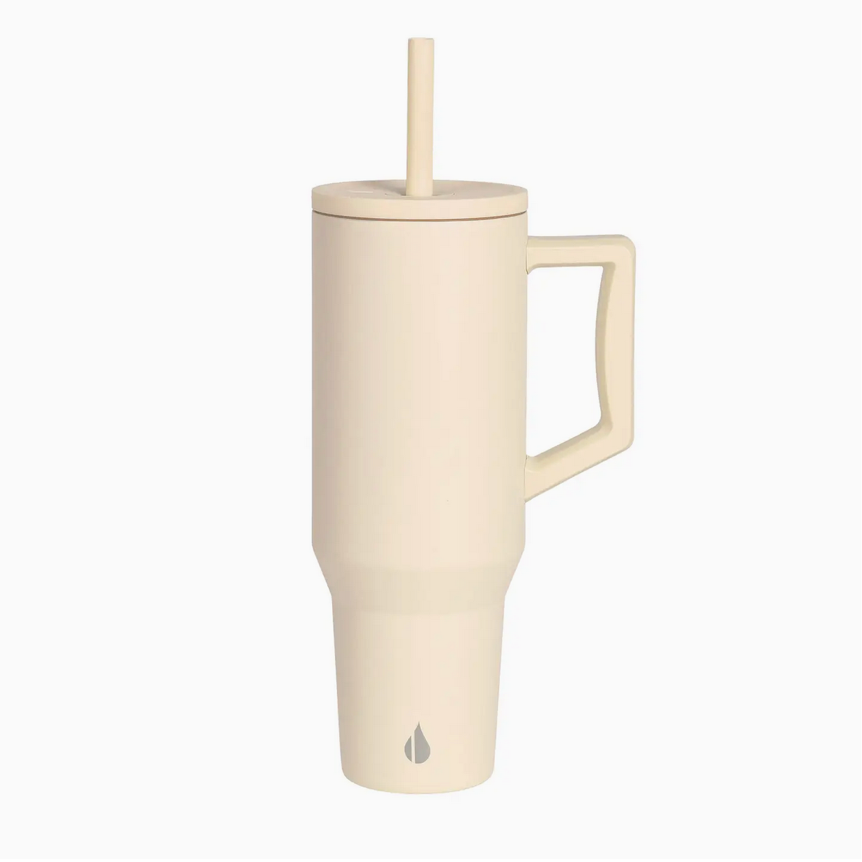 Straw Tumbler 40oz - Beige