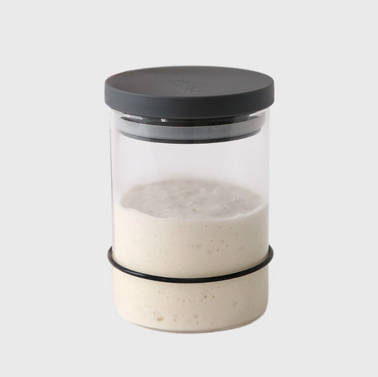 Sourdough Glass Starter Jar