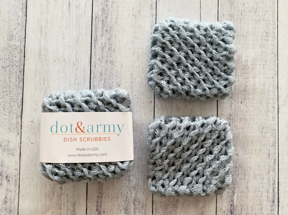 Dish Scrubbies Grey, Set of Two