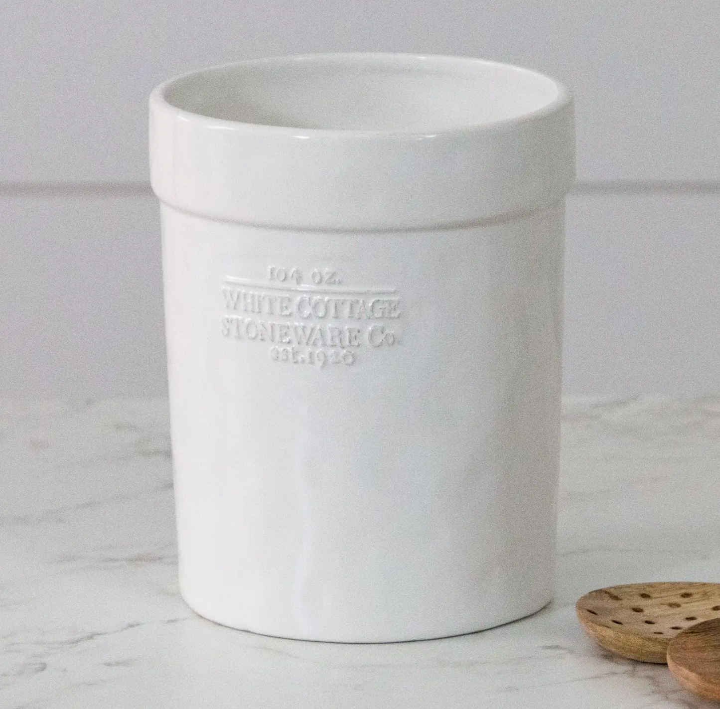 White Kitchen Crock
