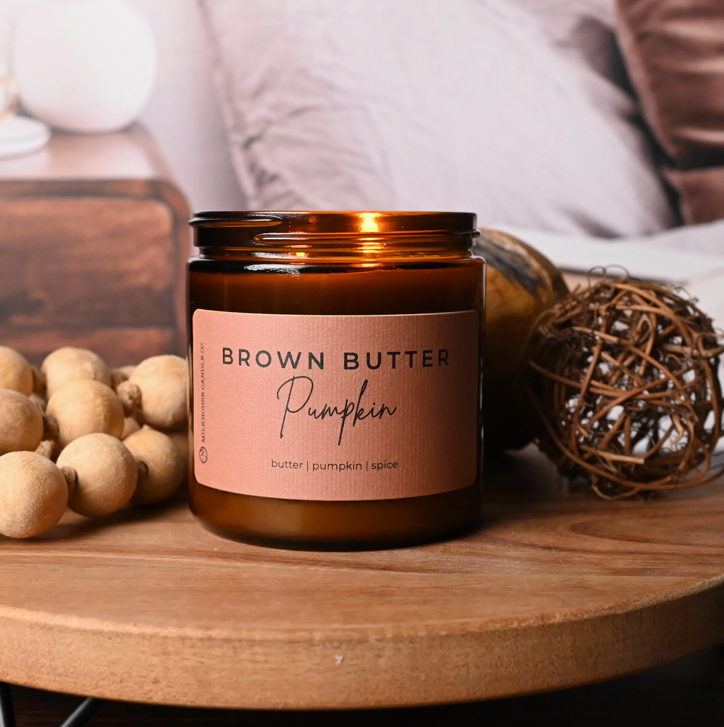 Brown Butter Pumpkin 12oz Candle