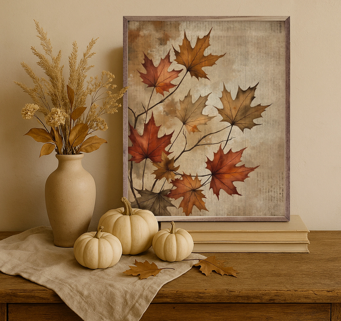 Fall Leaves 8x10 Framed Print