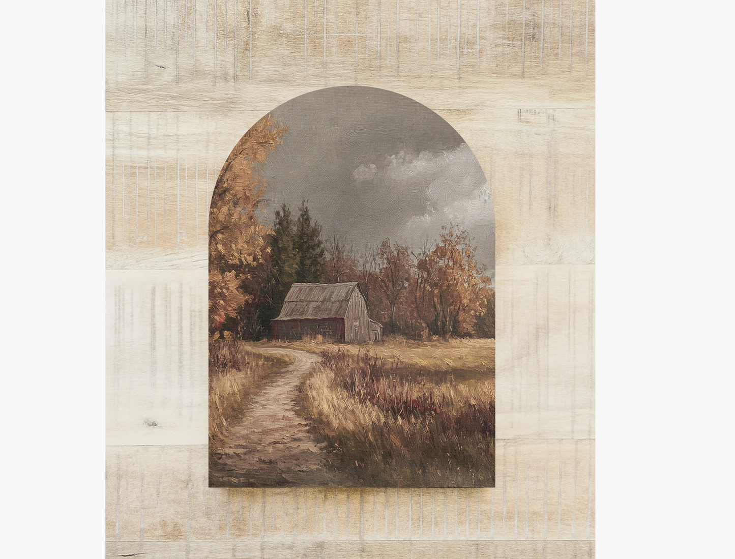 Autumn Barn Arch