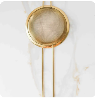 Stainless Steel Gold Mesh Strainer