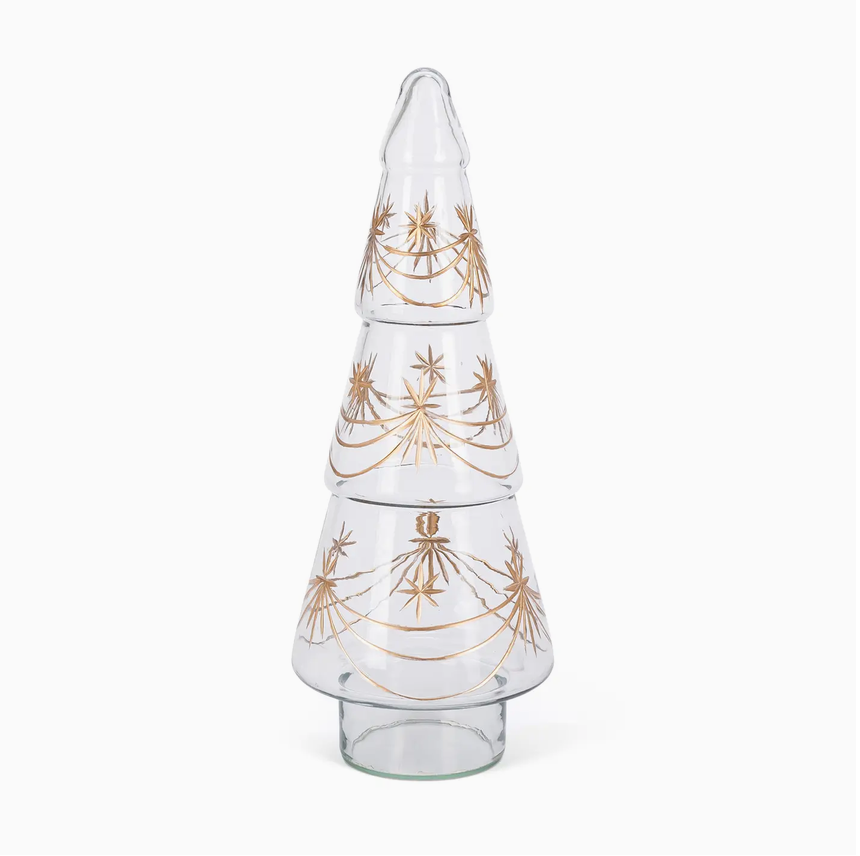 Vintage Etched Tree Medium