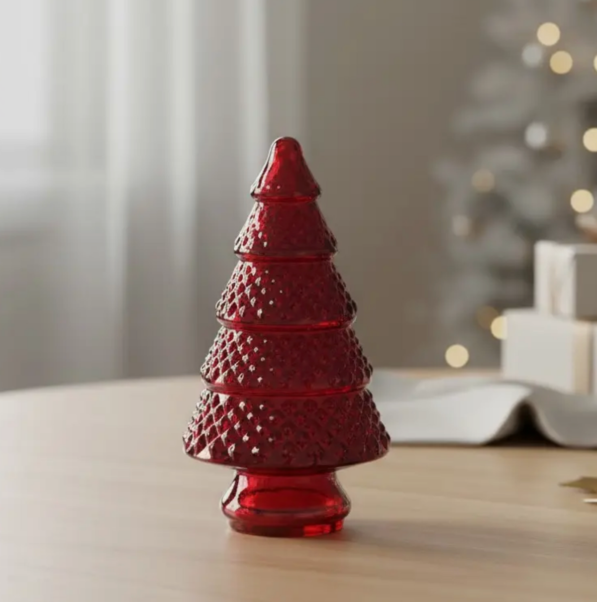 Red Glass Standing Tree