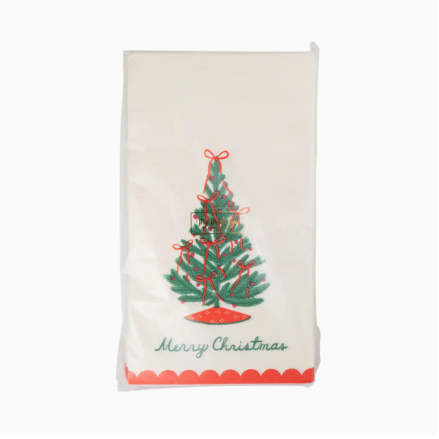 Merry Christmas Tree Napkins
