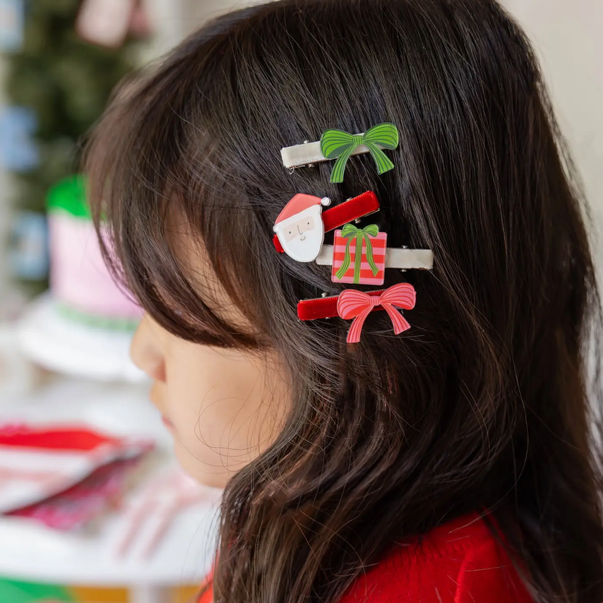 Christmas Hair Clip Set