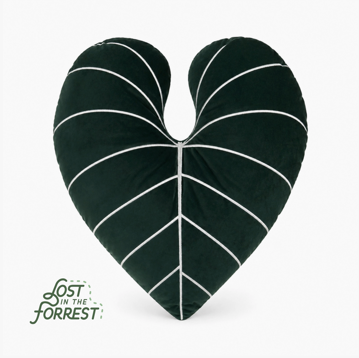 Philodendron Leaf Pillow