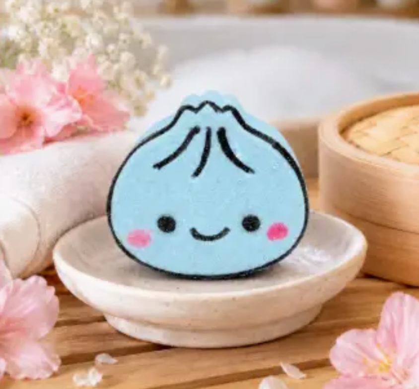 Blue Dumpling Bath Bomb